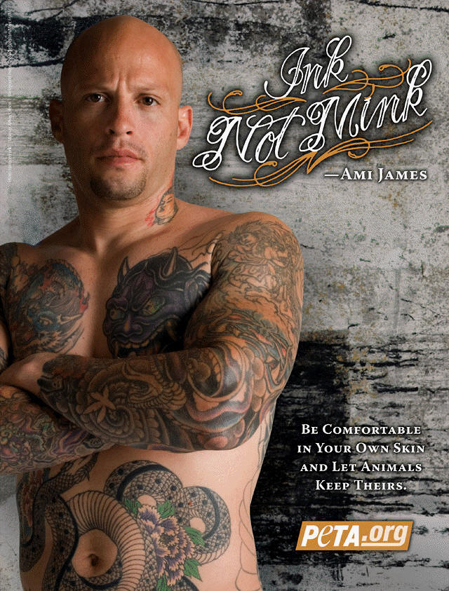 Ami James for PETA