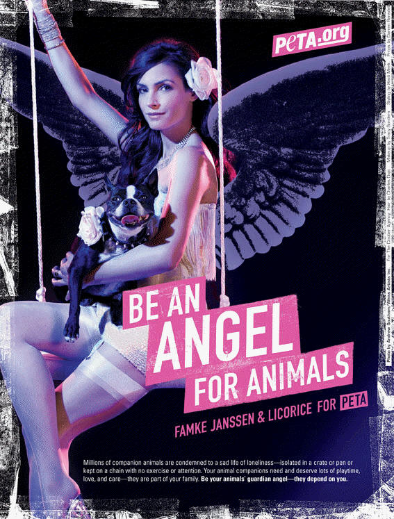 Famke Janssen for PETA