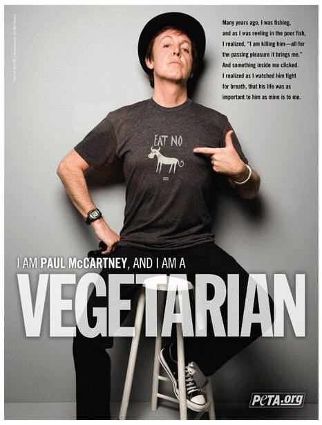 Paul McCartney for PETA