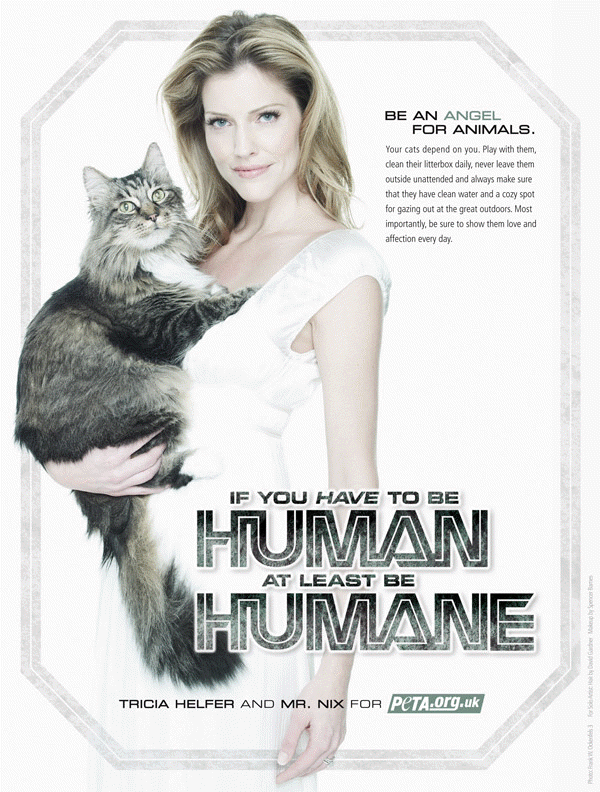 Tricia Helfer for PETA