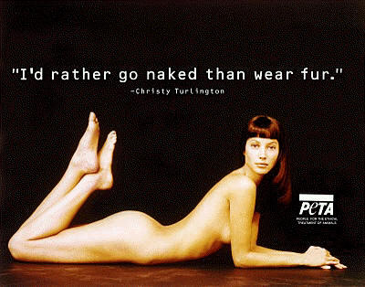 Christy Turlington for PETA
