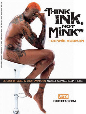 Dennis Rodman for PETA