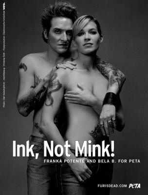 Franka & Bela for PETA