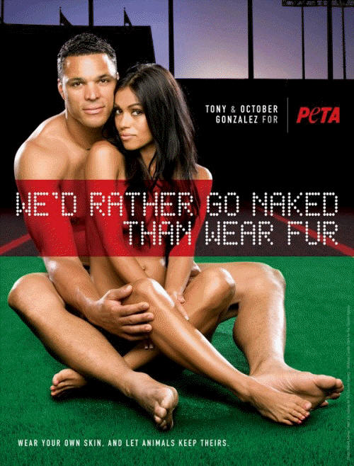 Tony & October Gonzalez for PETA